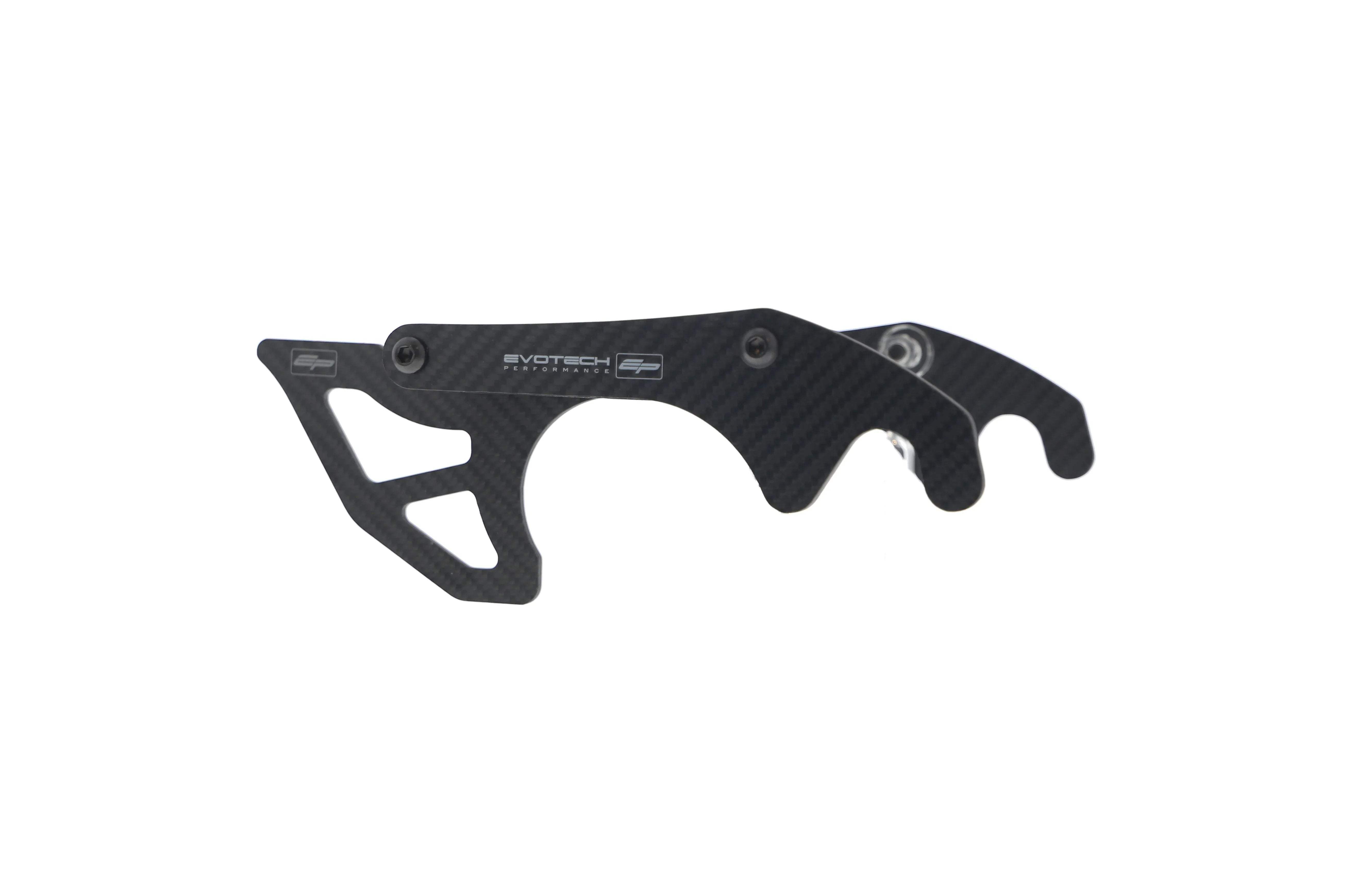 Evotech Performance Carbon Fibre Toe Guard / GP Style Paddock Stand Plates - Yamaha MT-10 (2022+) - Kettenschutz | Evotech Performance