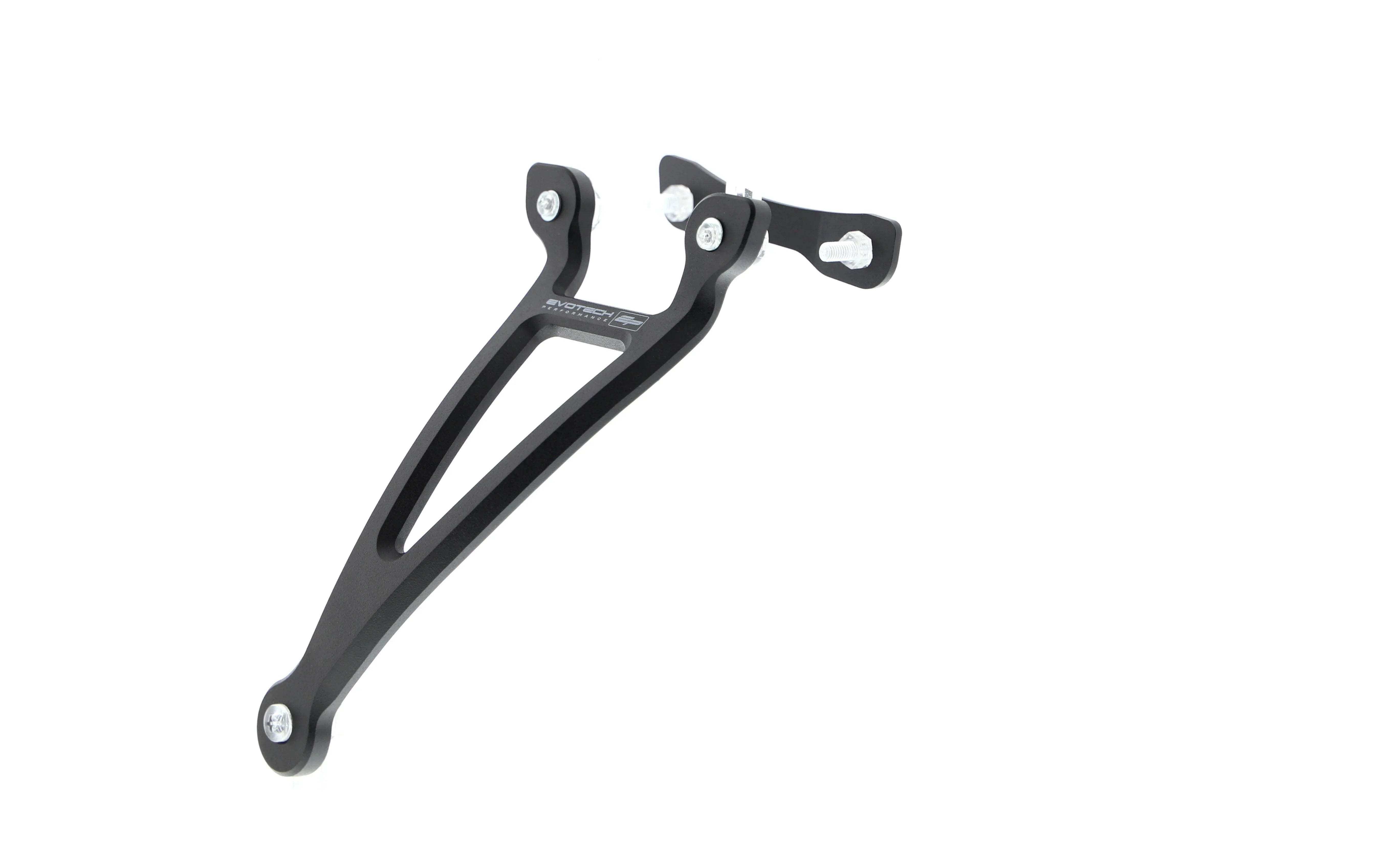 Evotech Yamaha YZF-R3 Exhaust Hanger & Pillion Footpeg Removal Kit (2015+) - Auspuffhalterung | Evotech Performance