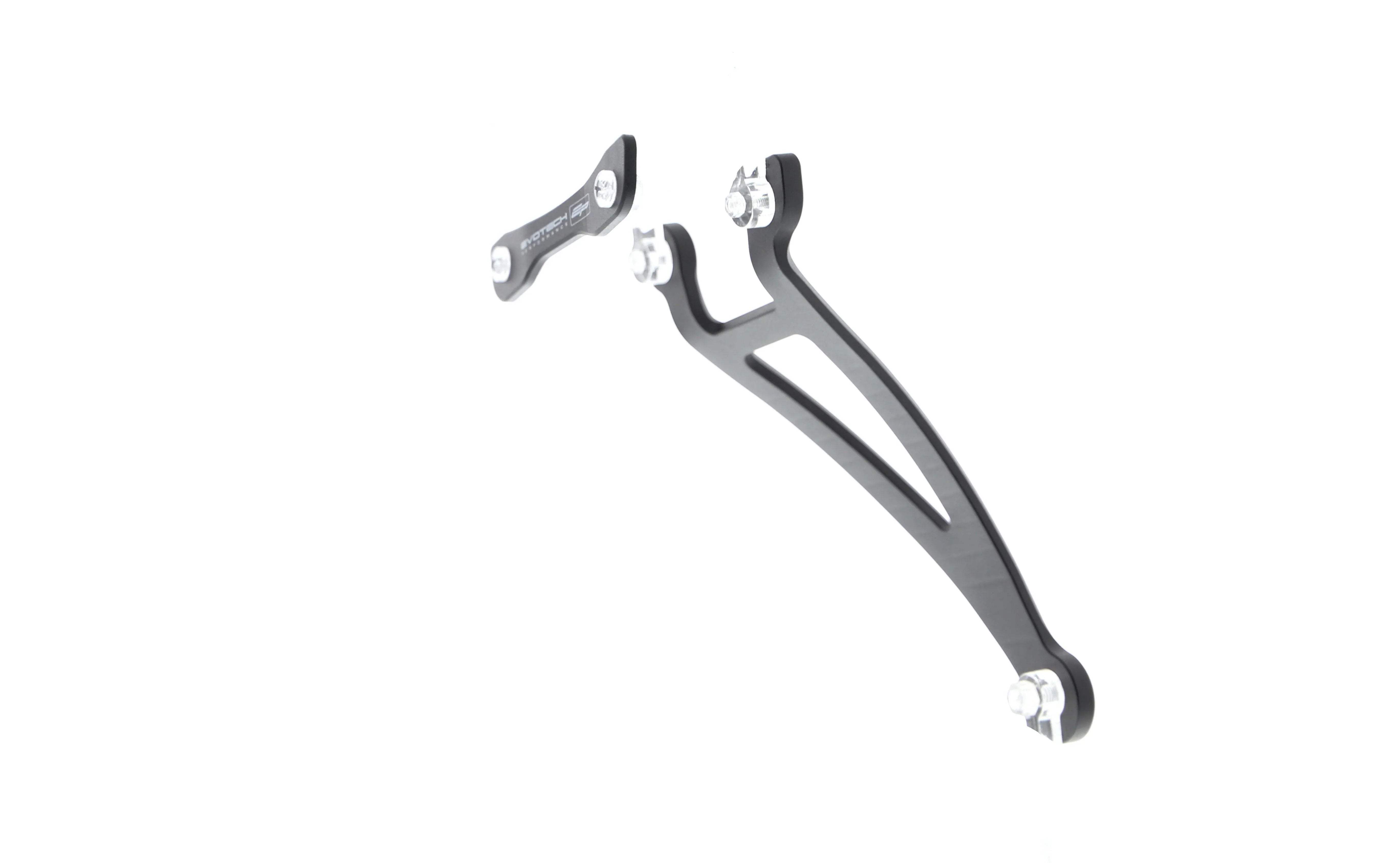 Evotech Yamaha YZF-R3 Exhaust Hanger & Pillion Footpeg Removal Kit (2015+) - Auspuffhalterung | Evotech Performance