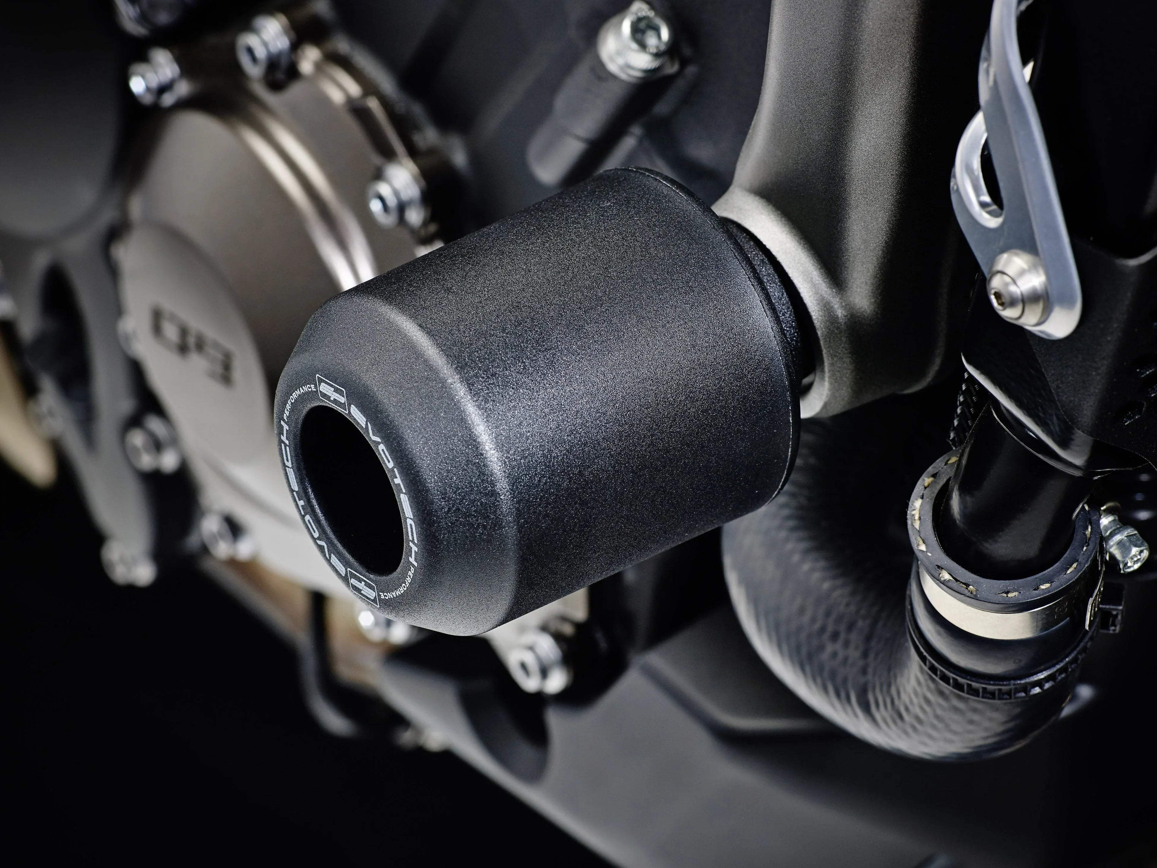 Evotech Yamaha MT-09 Sport Tracker ABS Crash Bobbins 2015 - 2016 - Sturzpads | Evotech Performance