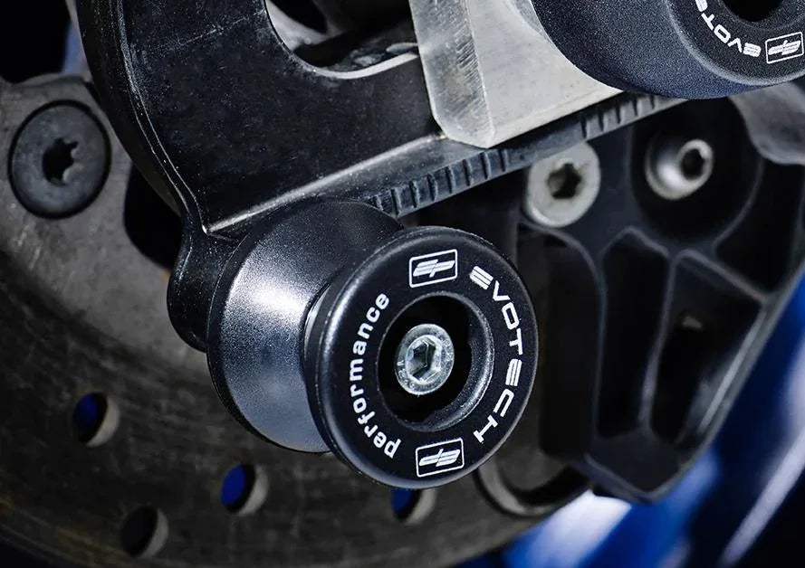 Evotech Paddock Stand Bobbins - Yamaha MT-09 SP (2021 - 2023) - Alu Bobbins | Evotech Performance