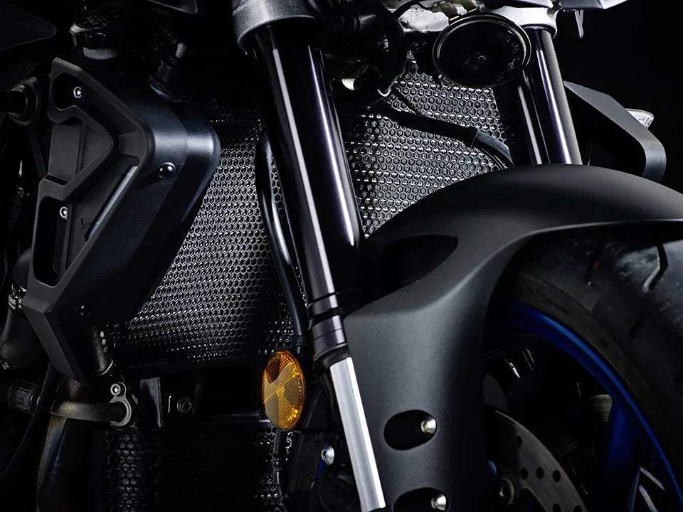 Evotech Yamaha FZ-10 Radiator Oil Cooler Guard Set (2017 - 2021) - Kühlerschutzgitter | Evotech Performance