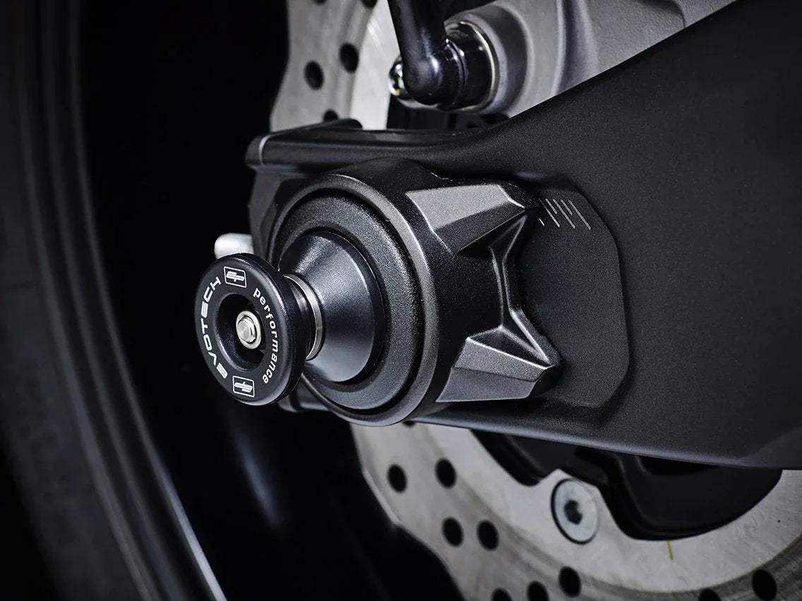 Evotech Performance Spindle Bobbins Paddock Kit - Yamaha MT-07 Moto Cage (2015-2017) - Alu Bobbins | Evotech Performance