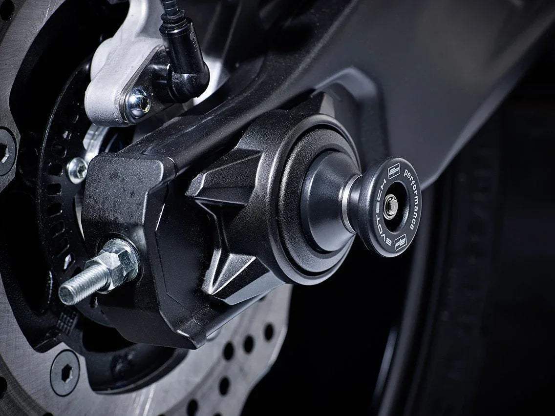 Evotech Performance Spindle Bobbins Paddock Kit - Yamaha XSR700 XTribute (2018+) - Alu Bobbins | Evotech Performance