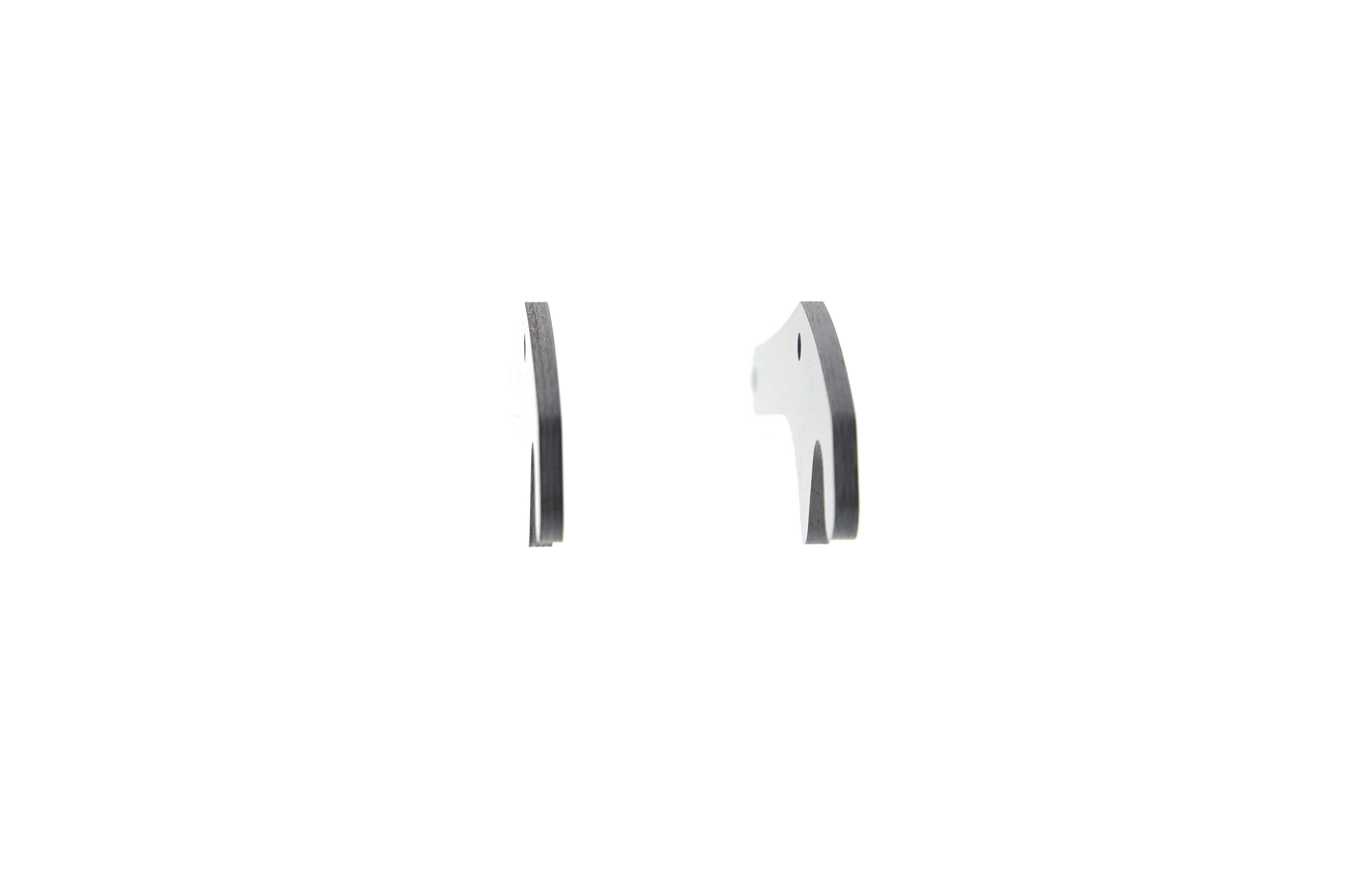 Evotech Carbon Fibre Paddock Stand Plates - Yamaha YZF-R1 (2020+) - Alu Bobbins | Evotech Performance