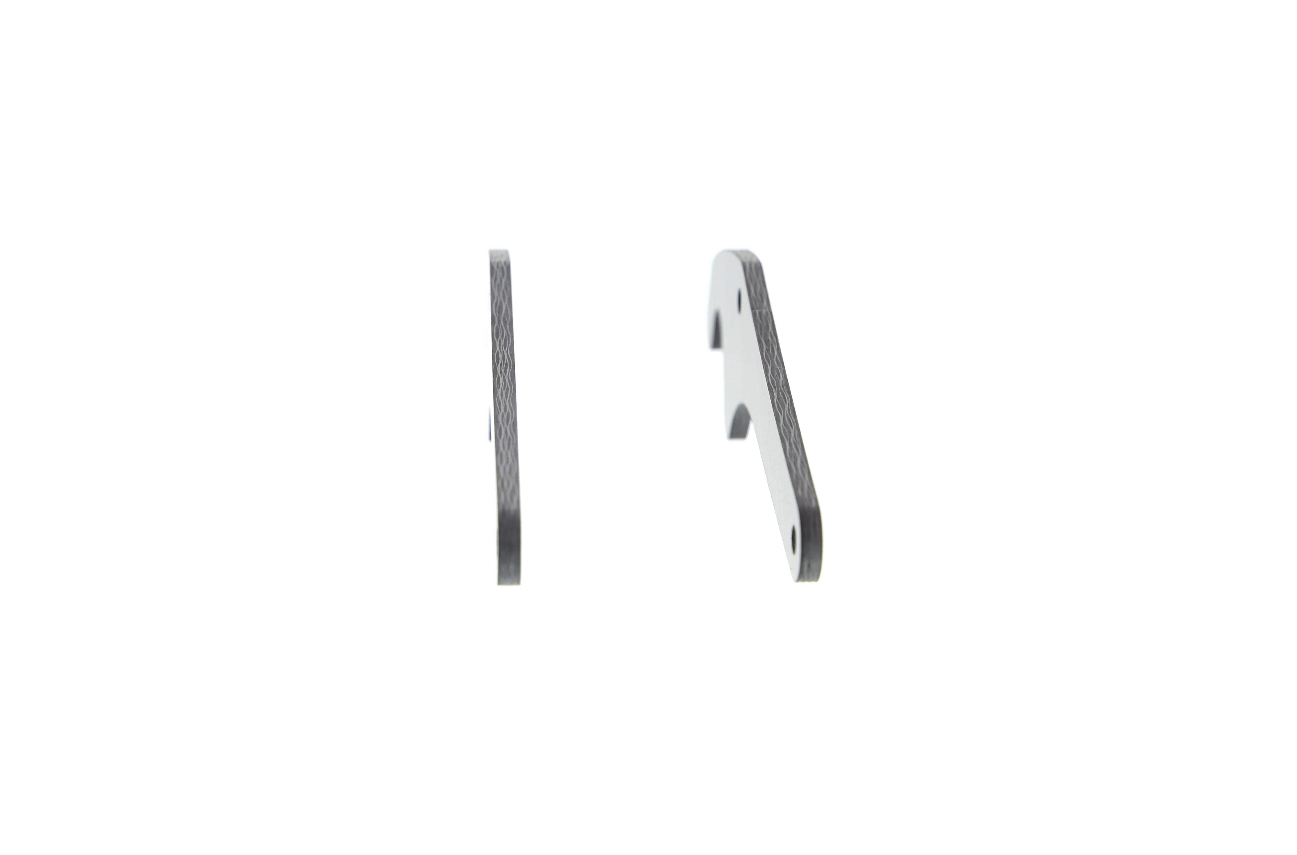 Evotech Carbon Fibre Paddock Stand Plates - Yamaha MT-10 (2016-2021) - Alu Bobbins | Evotech Performance