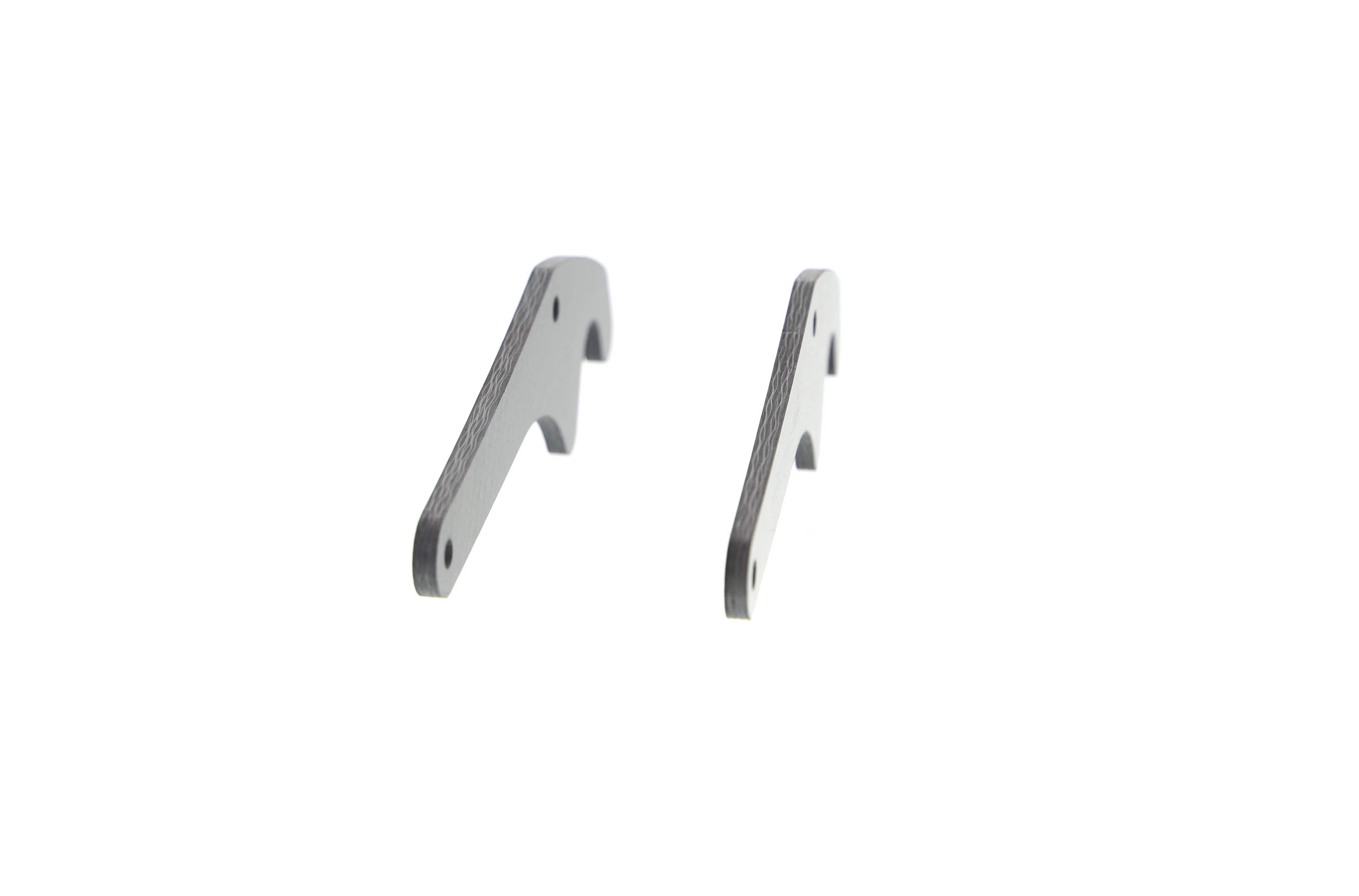 Evotech Carbon Fibre Paddock Stand Plates - Yamaha YZF-R1 (2020+) - Alu Bobbins | Evotech Performance