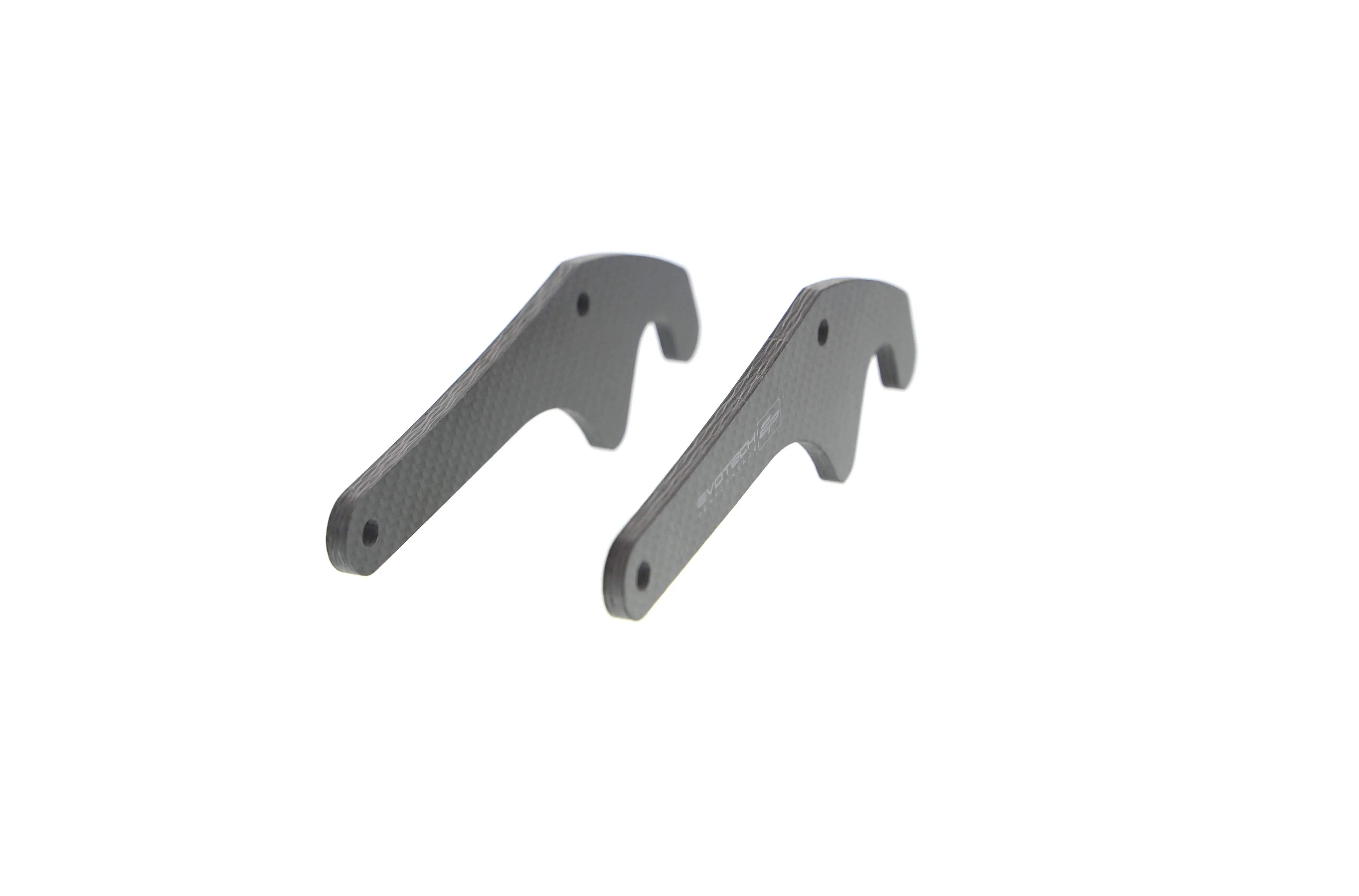 Evotech Carbon Fibre Paddock Stand Plates - Yamaha MT-10 (2016-2021) - Alu Bobbins | Evotech Performance