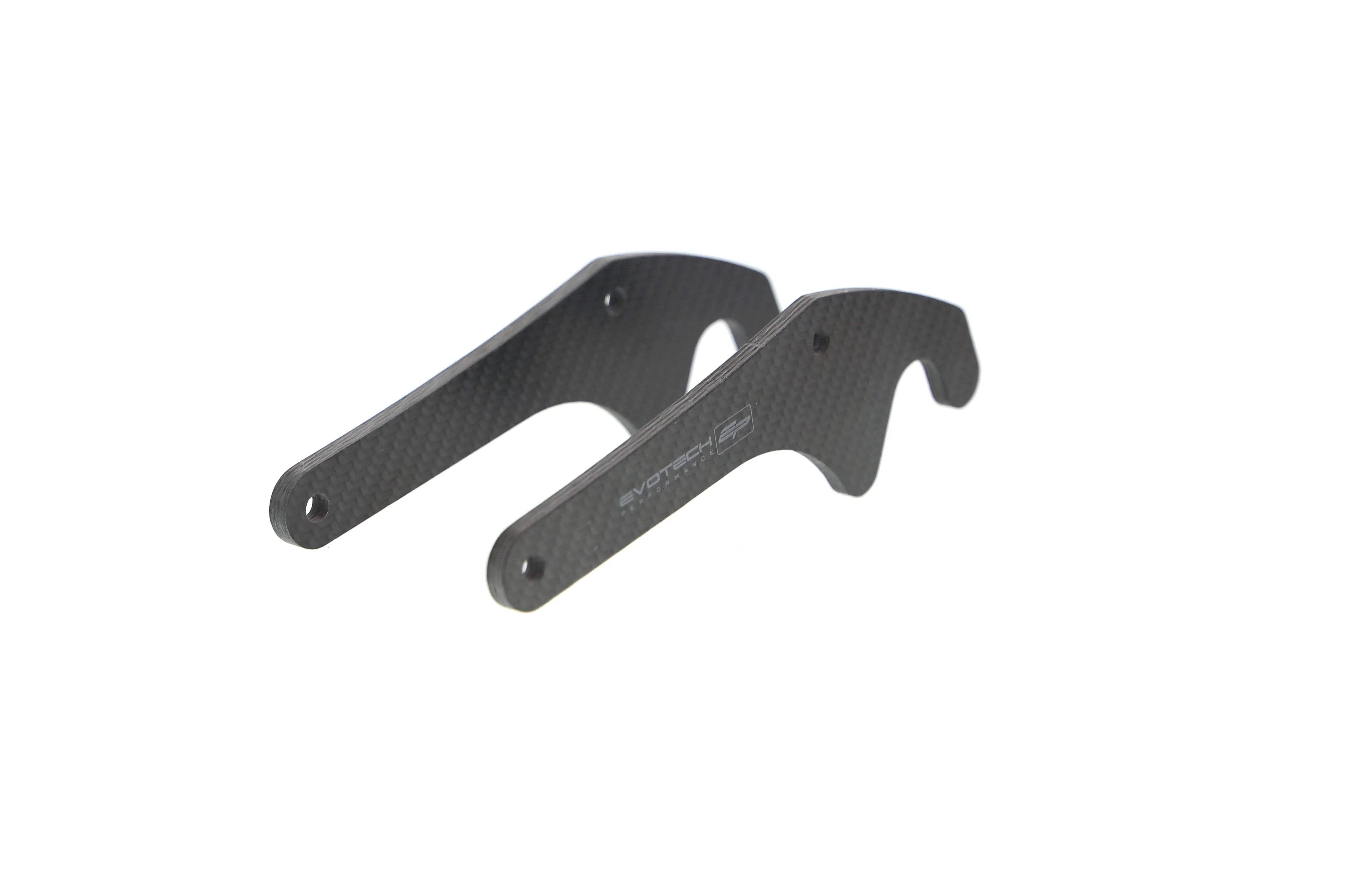 Evotech Carbon Fibre Paddock Stand Plates - Yamaha MT-10 (2016-2021) - Alu Bobbins | Evotech Performance