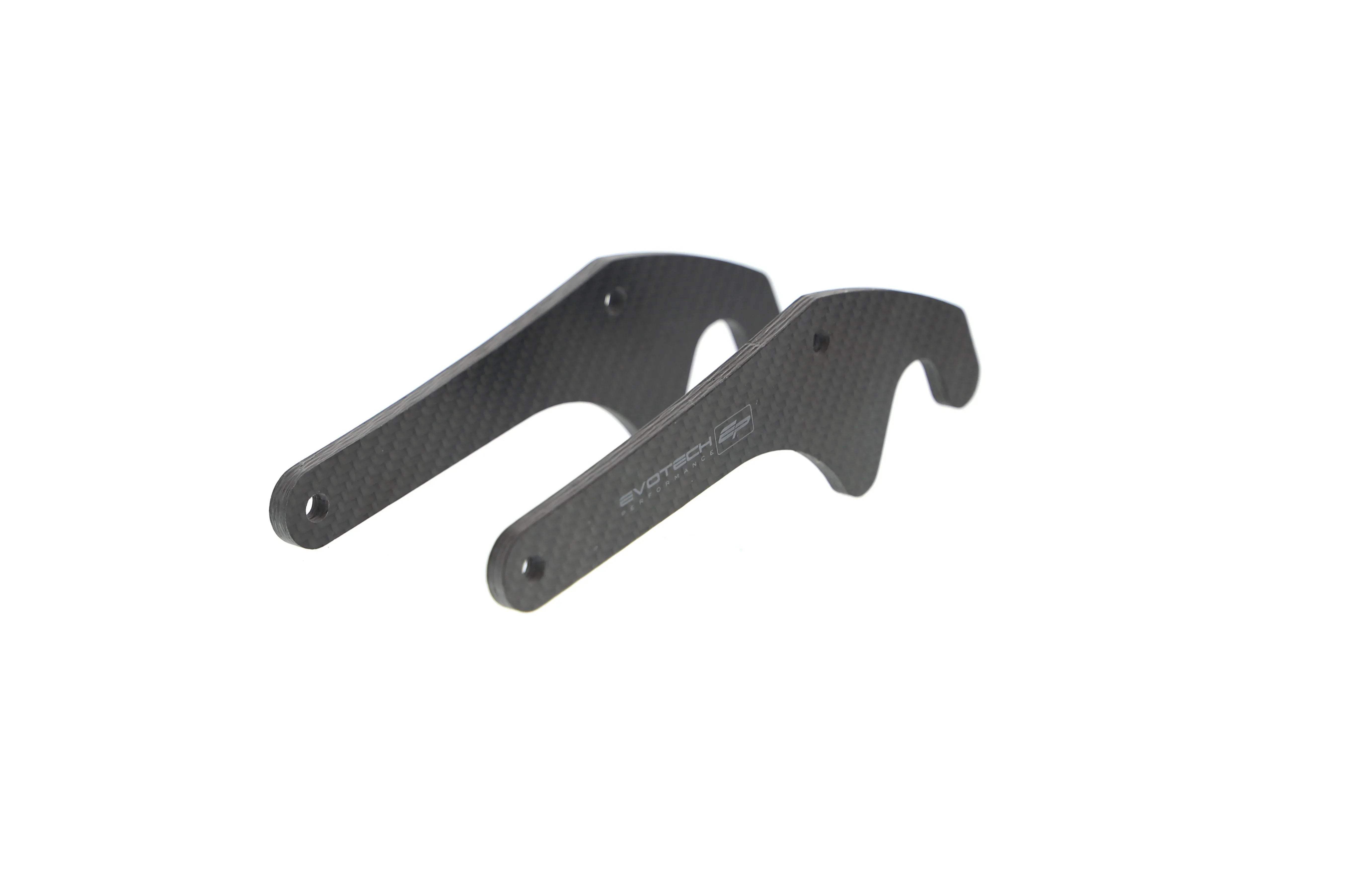 Evotech Carbon Fibre Paddock Stand Plates - Yamaha YZF-R1 (2020+) - Alu Bobbins | Evotech Performance
