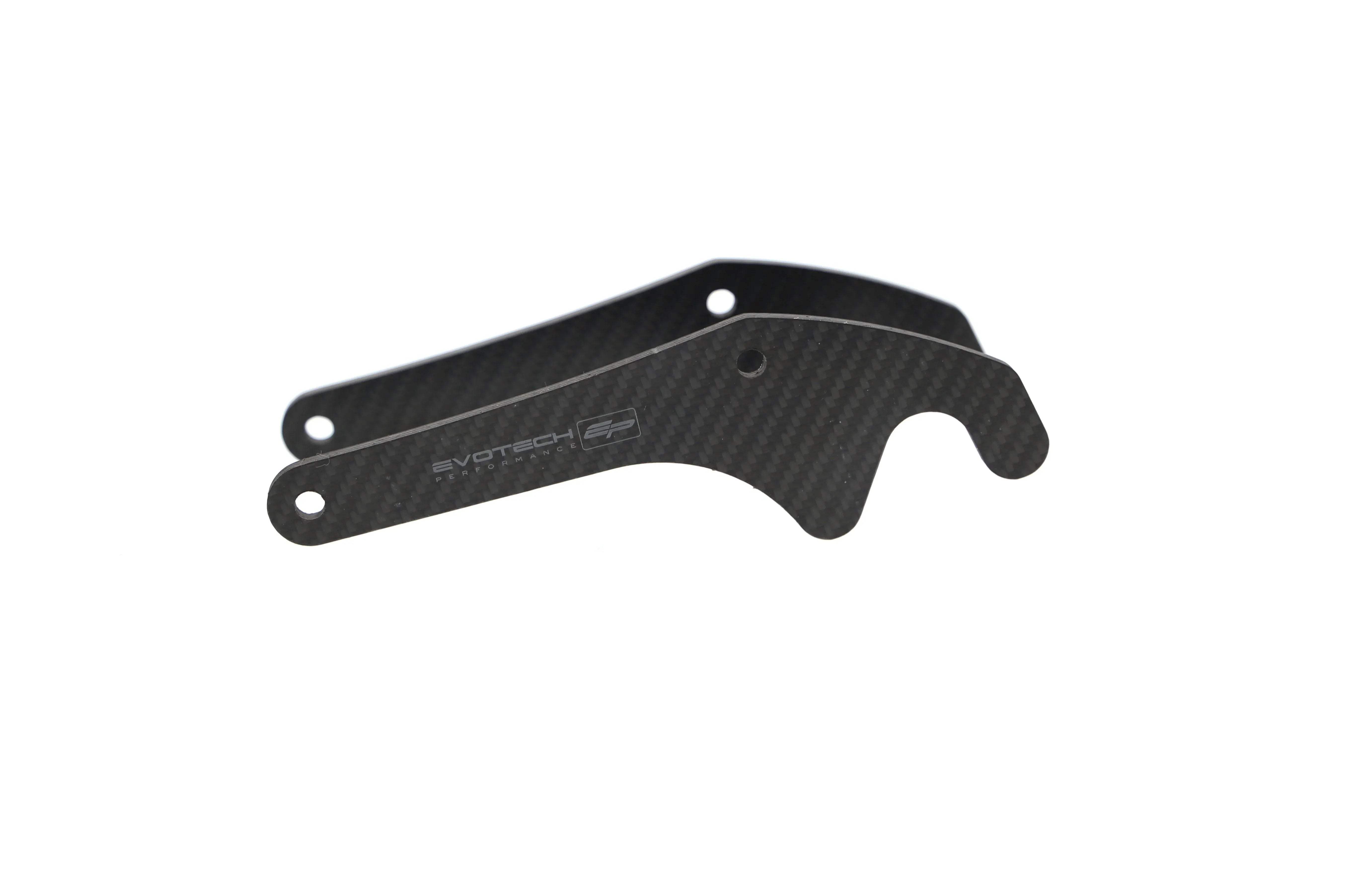Evotech Carbon Fibre Paddock Stand Plates - Yamaha MT-10 (2016-2021) - Alu Bobbins | Evotech Performance