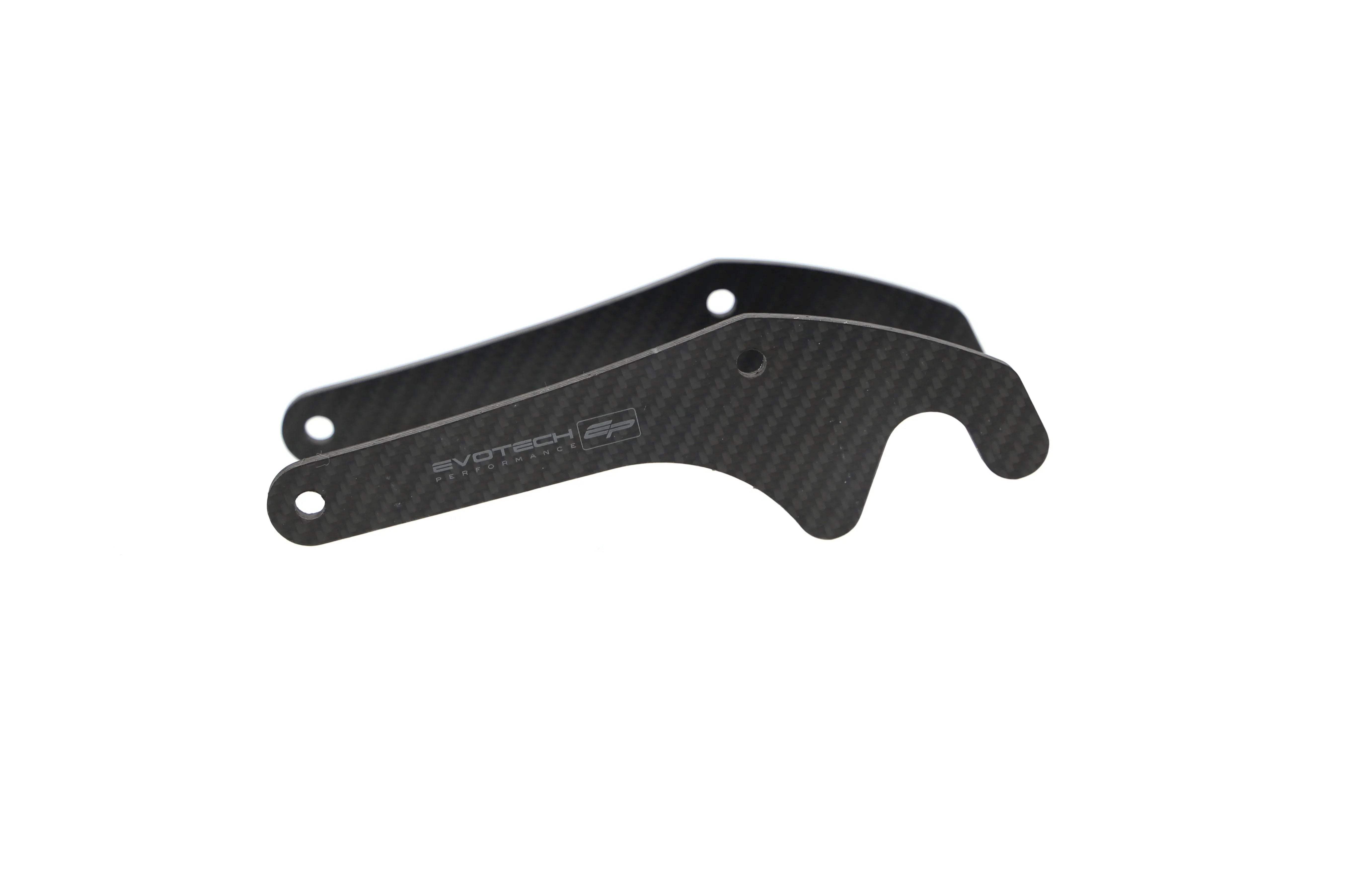 Evotech Performance Carbon Fibre Paddock Stand Plates - Yamaha MT-10 (2022+) - Alu Bobbins | Evotech Performance