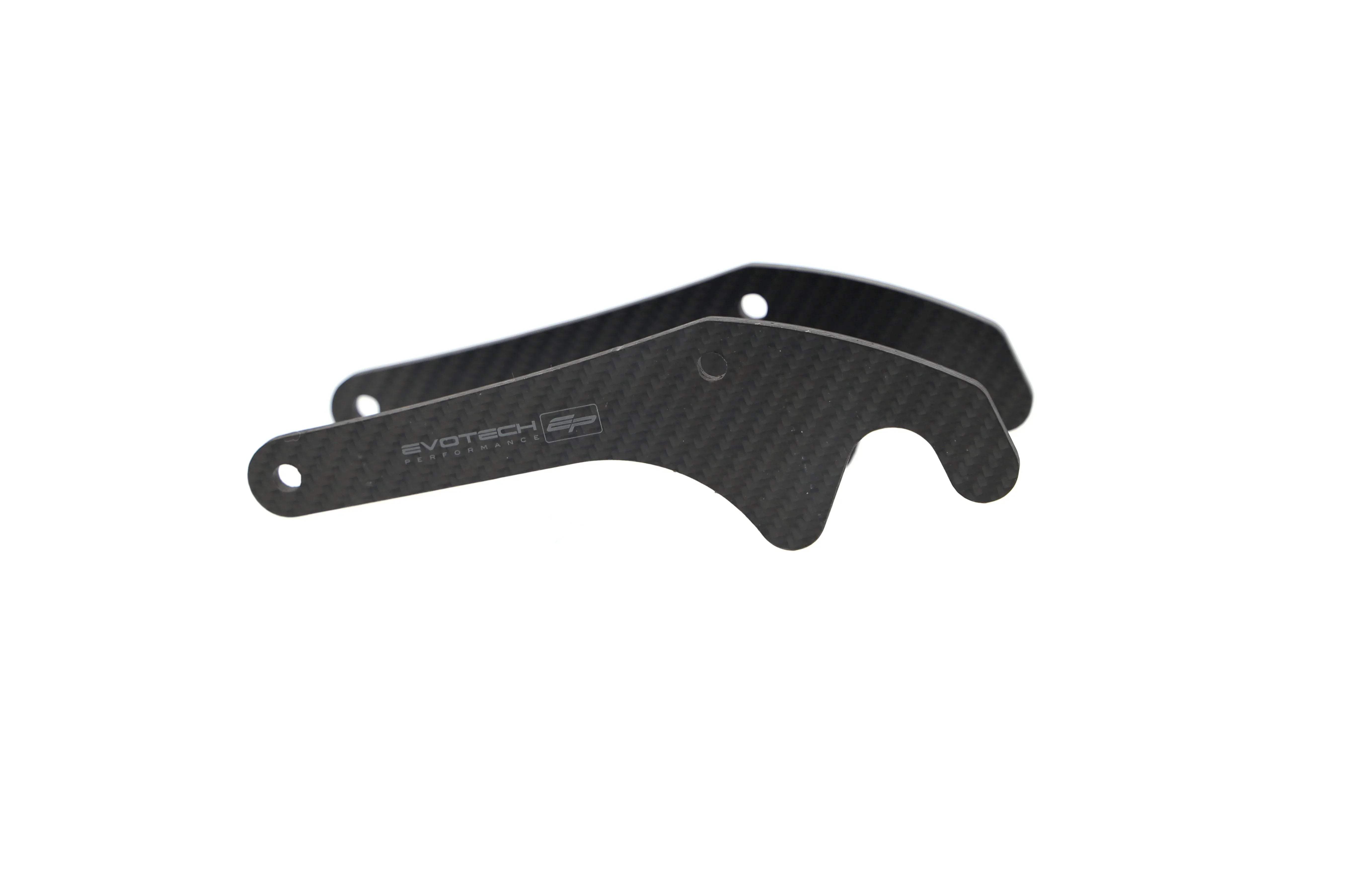 Evotech Carbon Fibre Paddock Stand Plates - Yamaha MT-10 (2016-2021) - Alu Bobbins | Evotech Performance