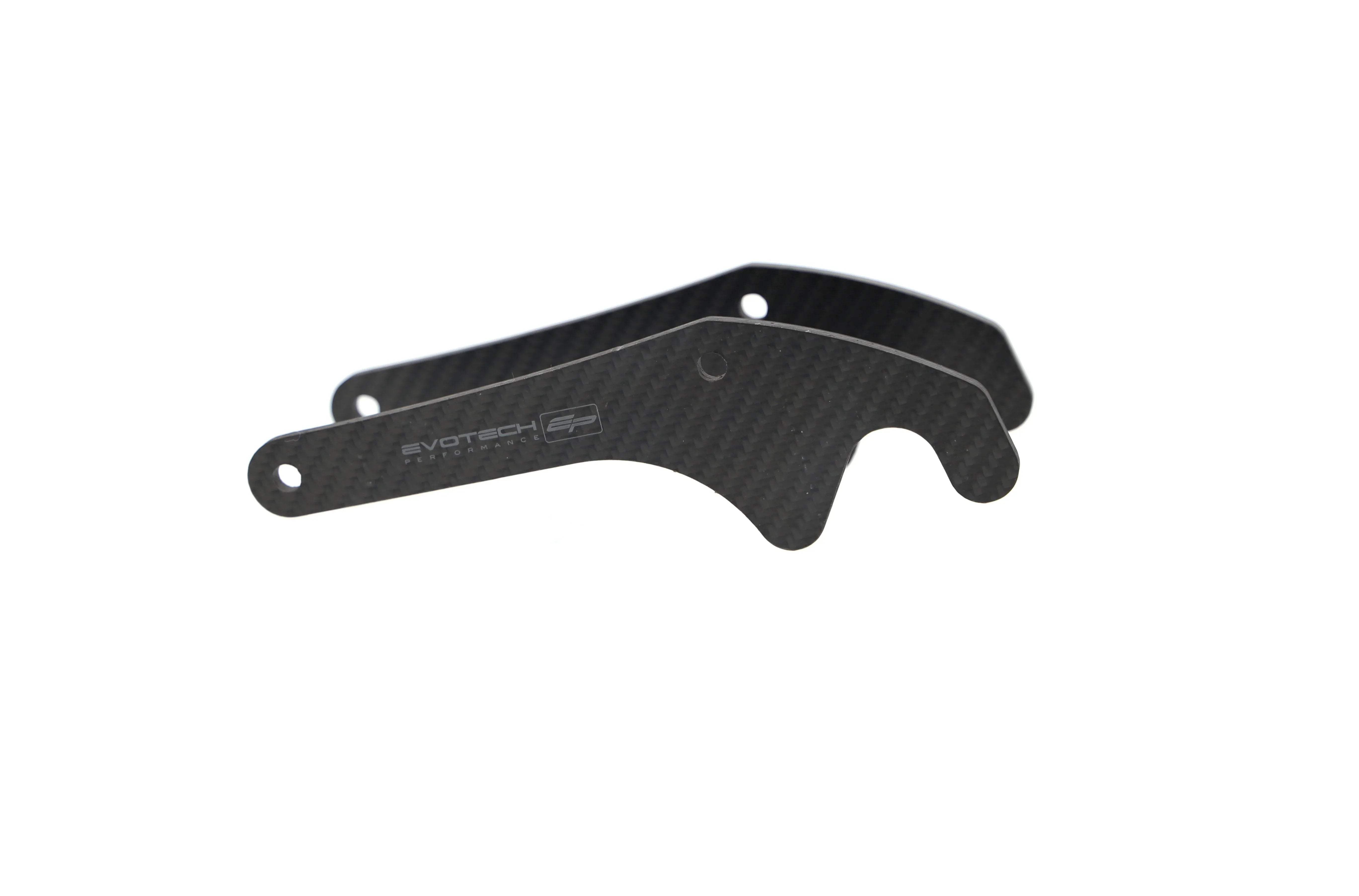 Evotech Carbon Fibre Paddock Stand Plates - Yamaha YZF-R1 (2020+) - Alu Bobbins | Evotech Performance