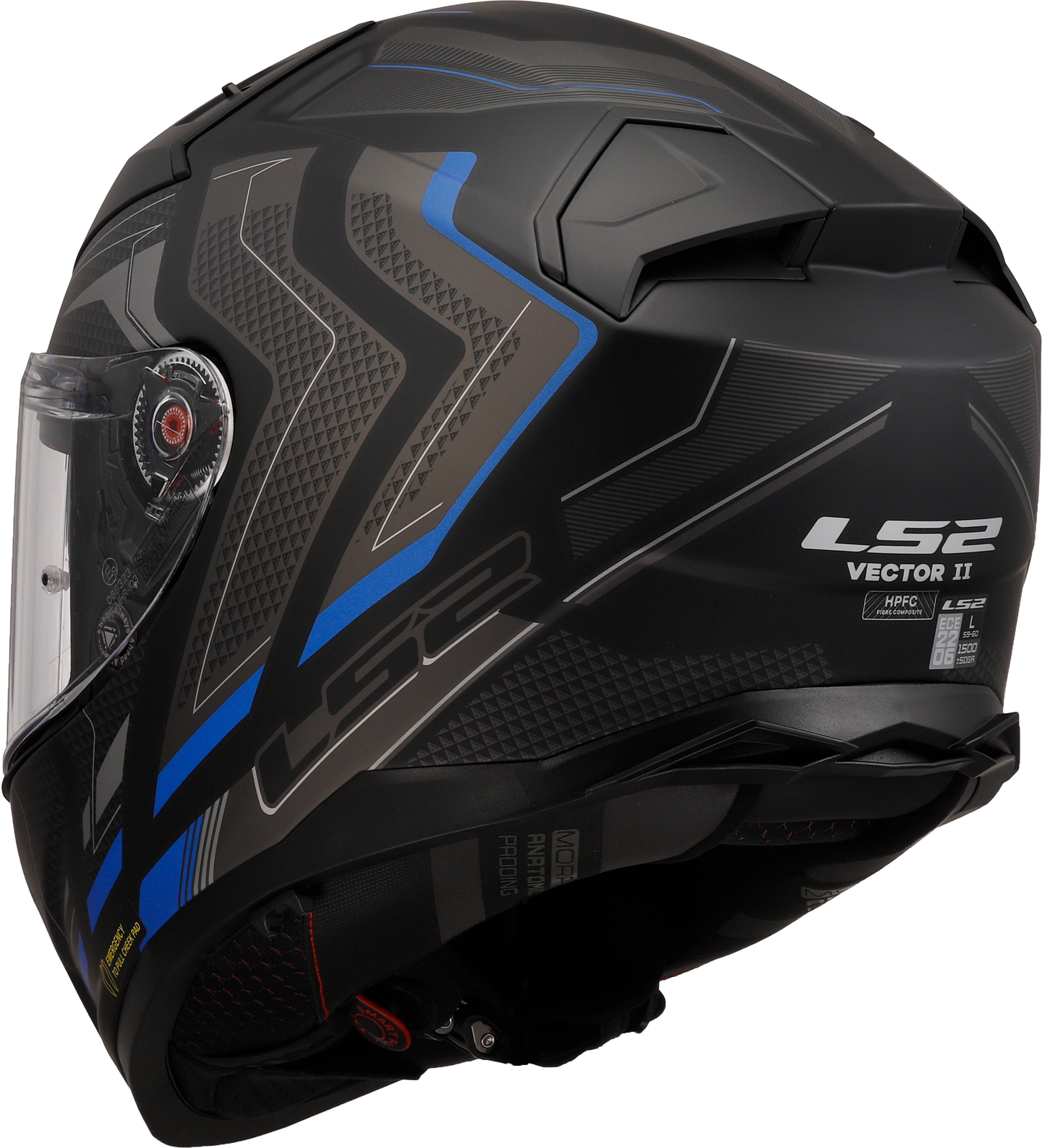 LS2 Integralhelm FF811 VECTOR II ALIZER