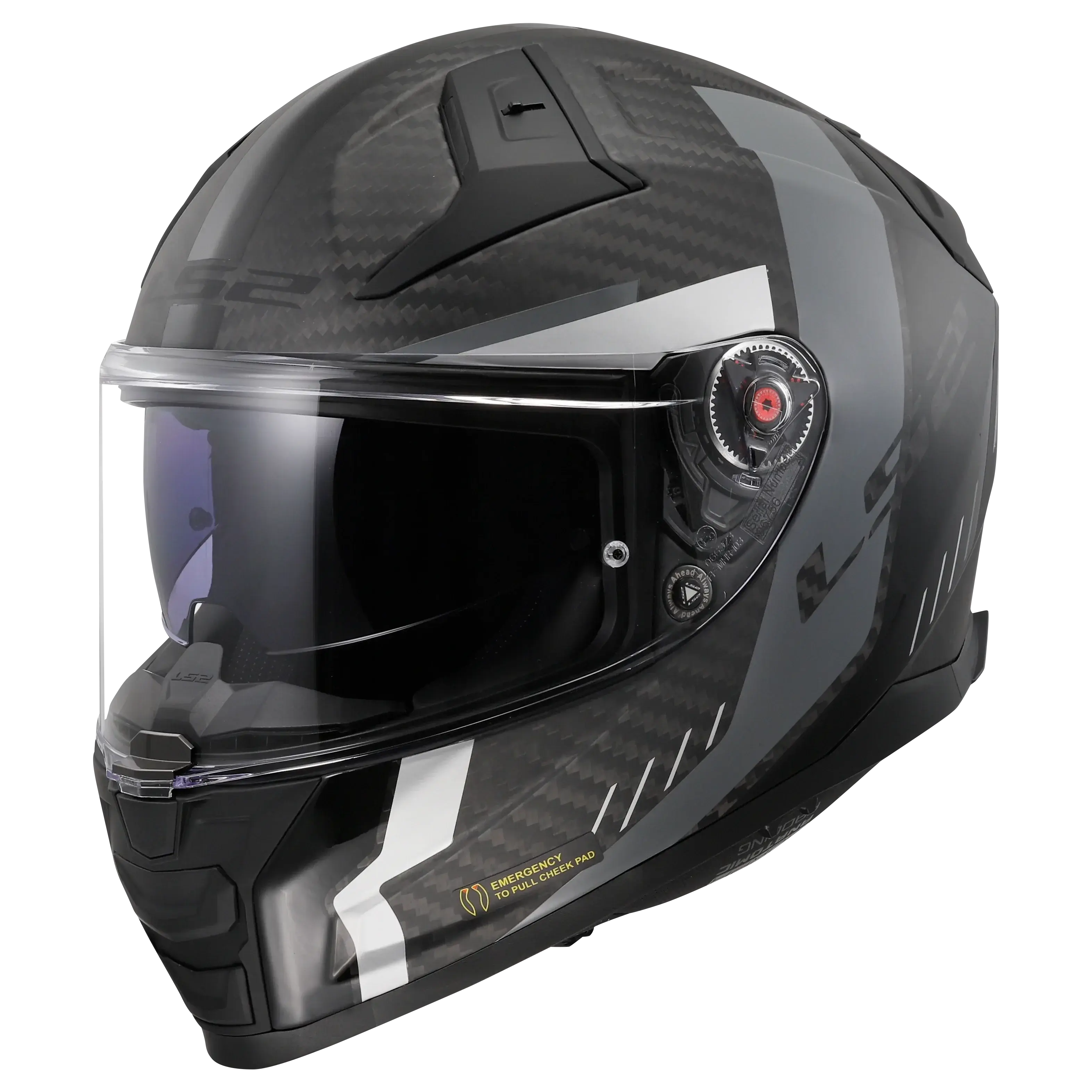 LS2 VECTOR II GRID Carbon - Helme | LS2