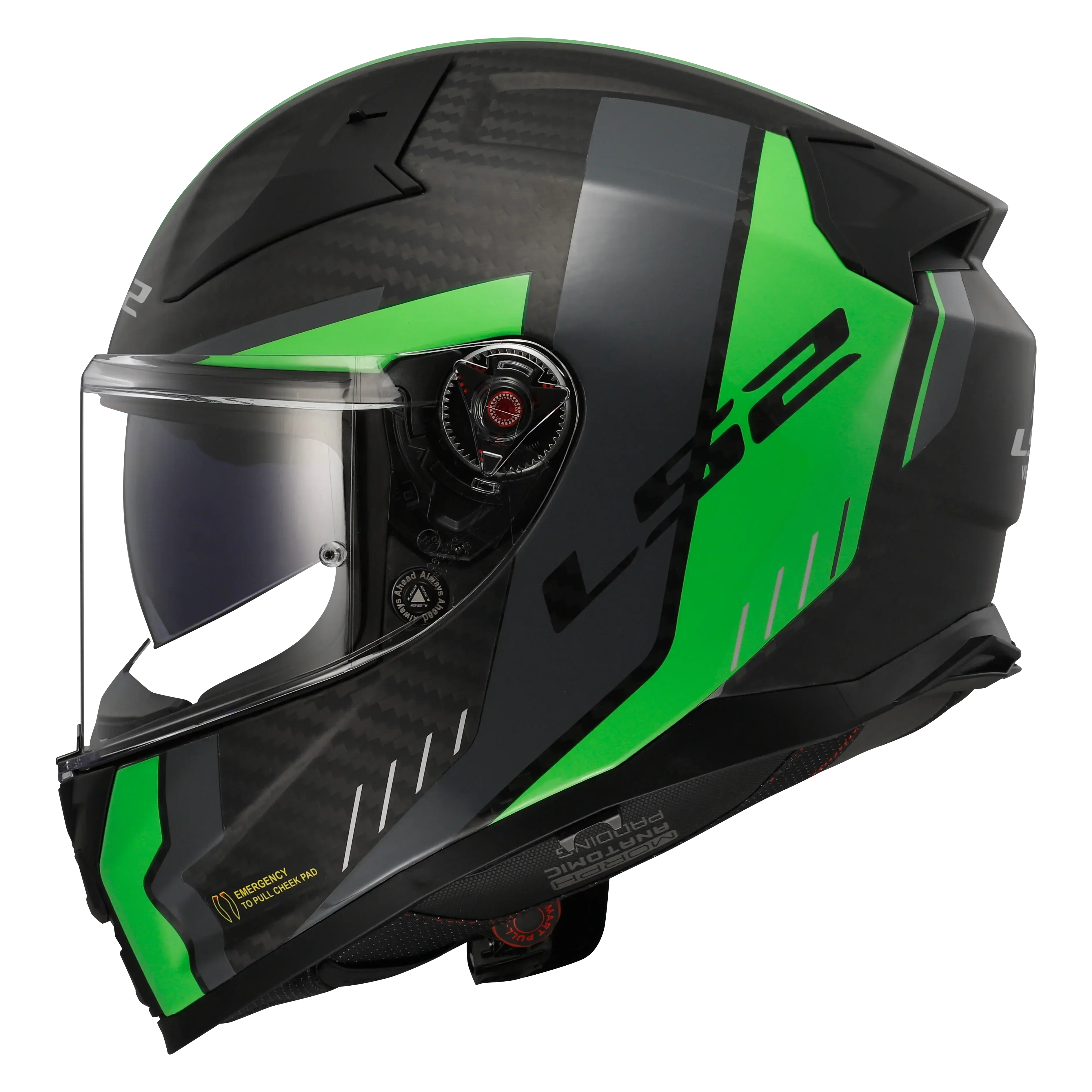 LS2 VECTOR II GRID Carbon - Helme | LS2