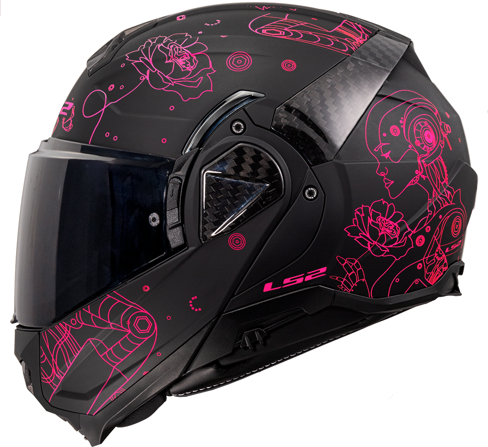 LS2 Modularhelm FF910 ADVANT II SOPHIA BLACK PINK