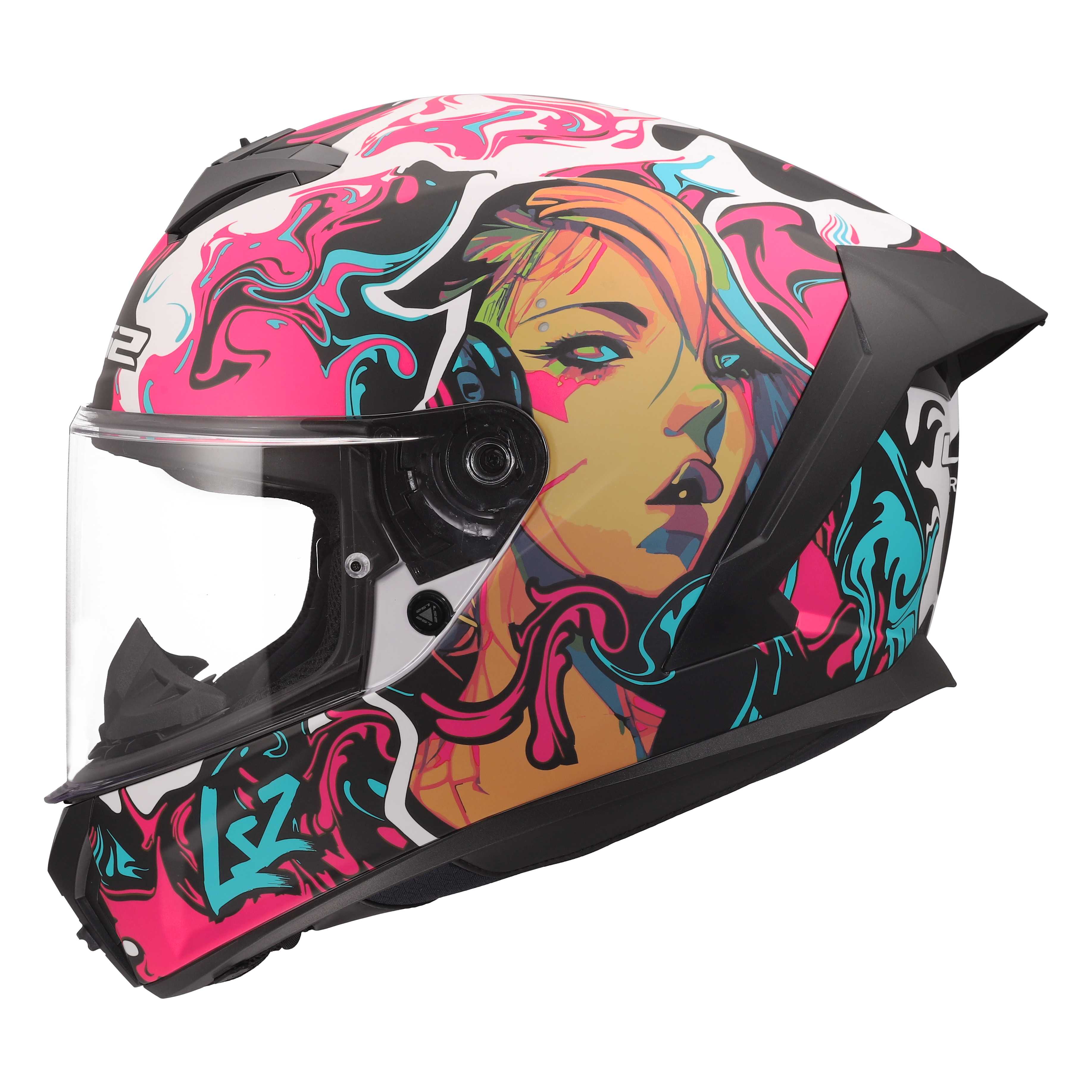 LS2 Integralhelm RAPID III CYBERG