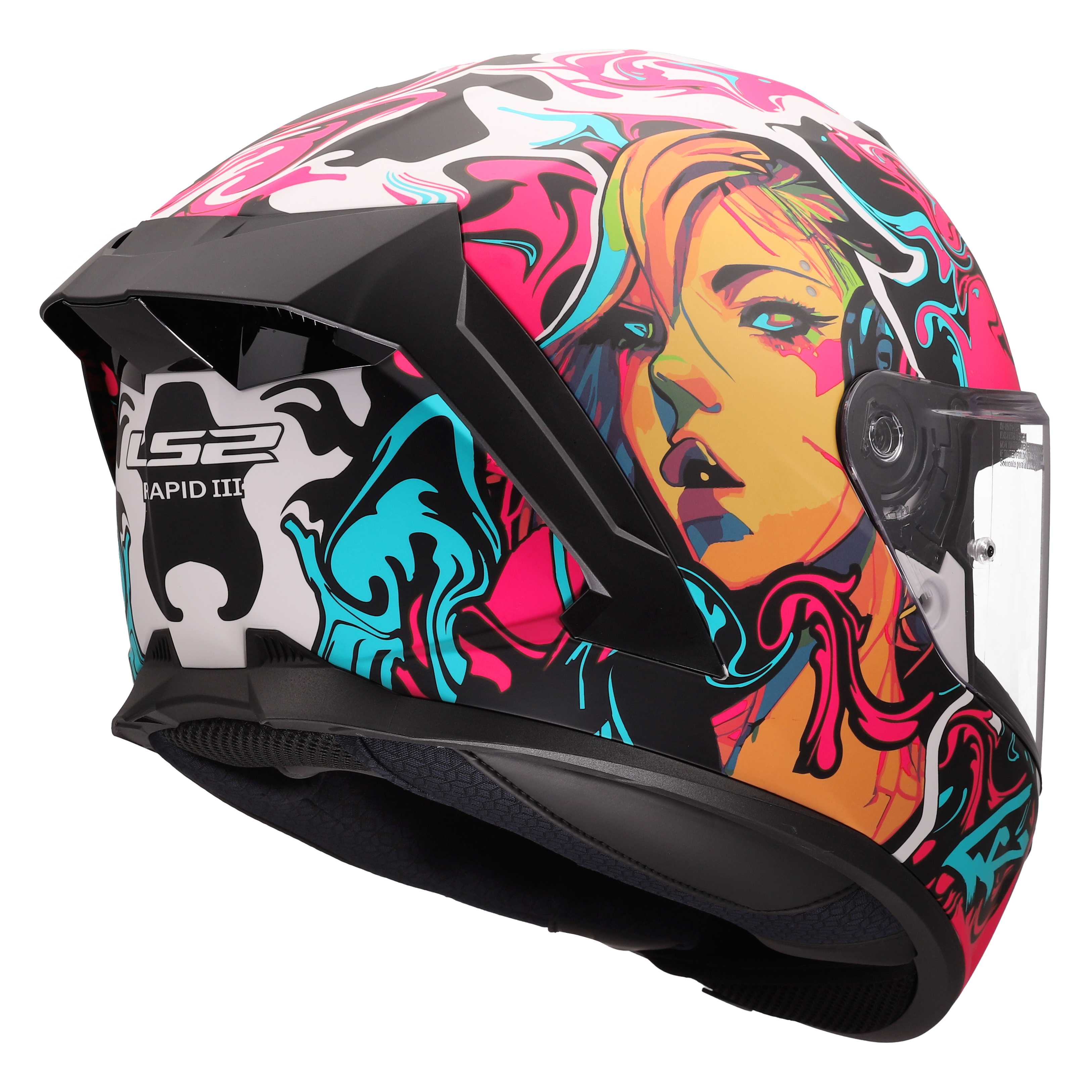 LS2 Integralhelm RAPID III CYBERG