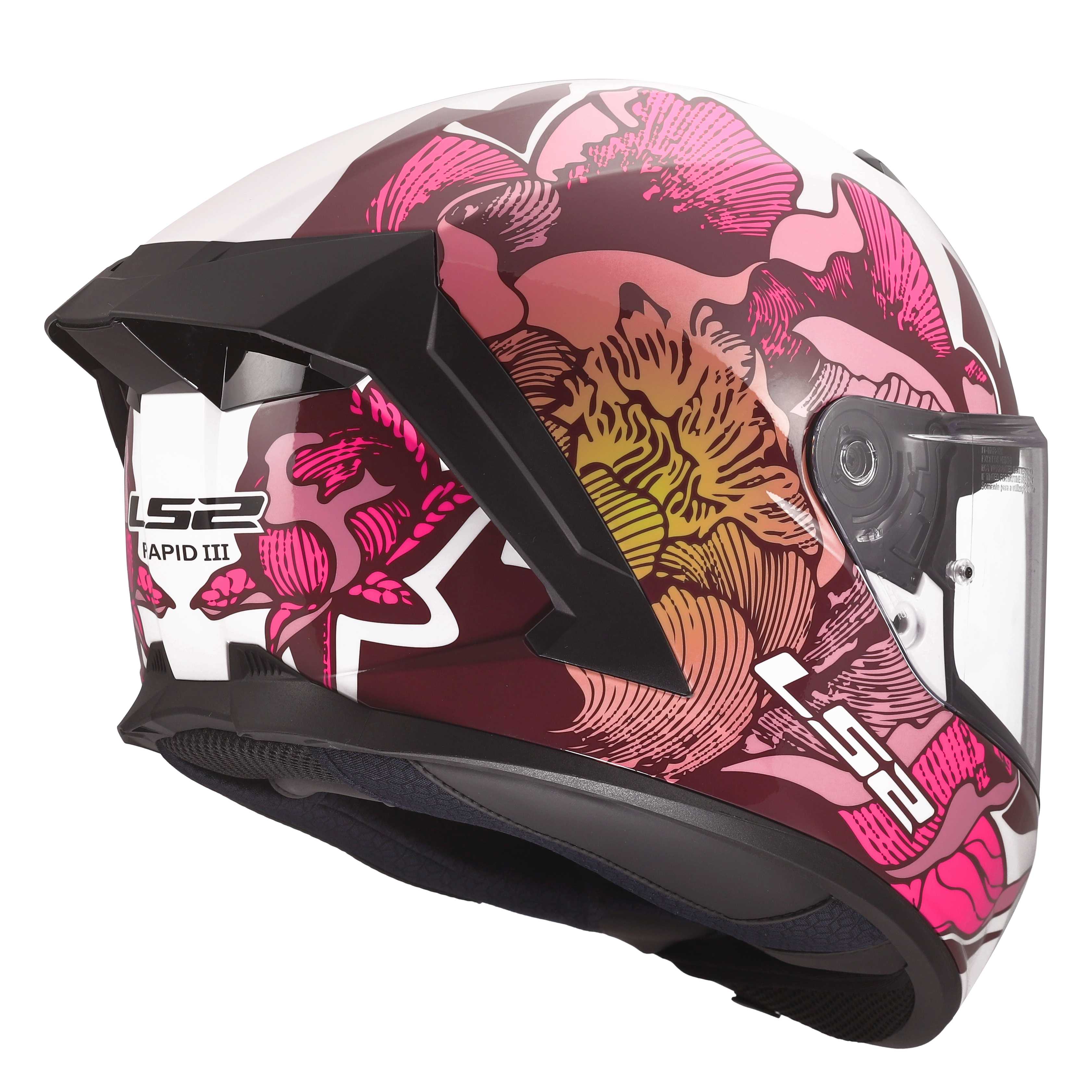 LS2 Integralhelm RAPID III POPPIES