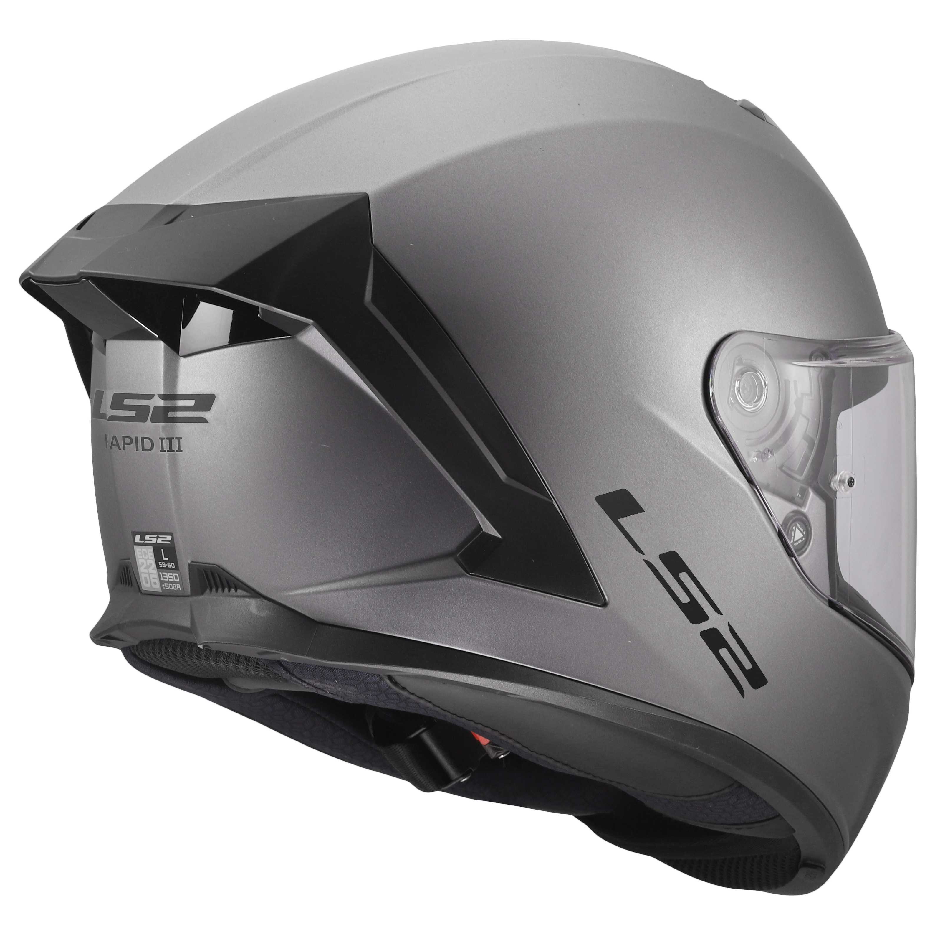 LS2 Inetgralhelm RAPID III SOLID