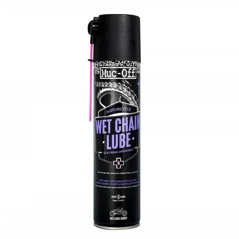 MUC-OFF Wet Chain Lube Kettenspray - Spray 400ml - Kettenspray | MUC-OFF
