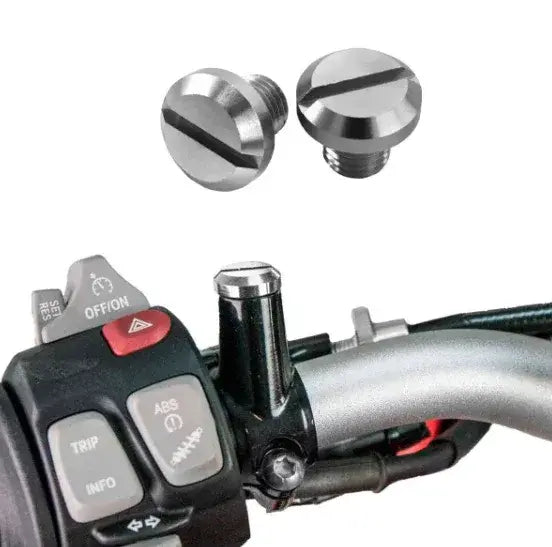 RAXIMO Spiegelgewinde Abdeckung M10x1.25 (1x links/1x rechts) - Spiegelzubehör | mtp-Racing