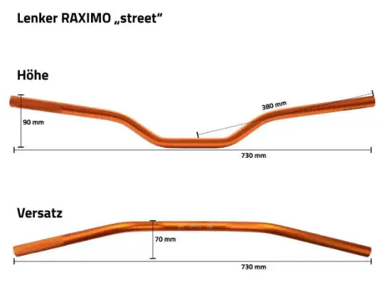 RAXIMO Lenker STREET 22mm - Lenker | MTP-Racing