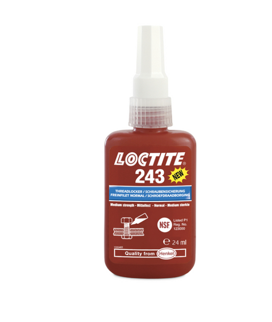 LOCTITE 243 Mittelfeste Schraubensicherung - 24ml Flasche