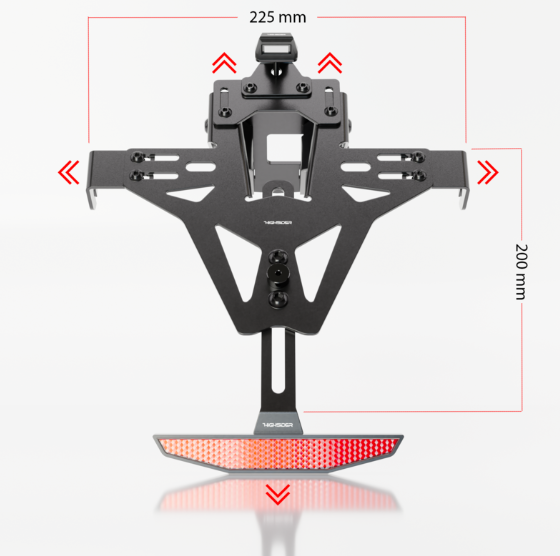 HIGHSIDER Akron-RS Pro Kennzeichenhalter  Z900 17-24