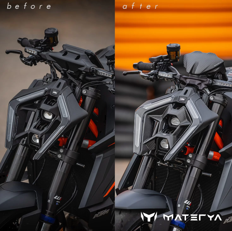 MATERYA Scheinwerferabdeckung Duke 990 24-