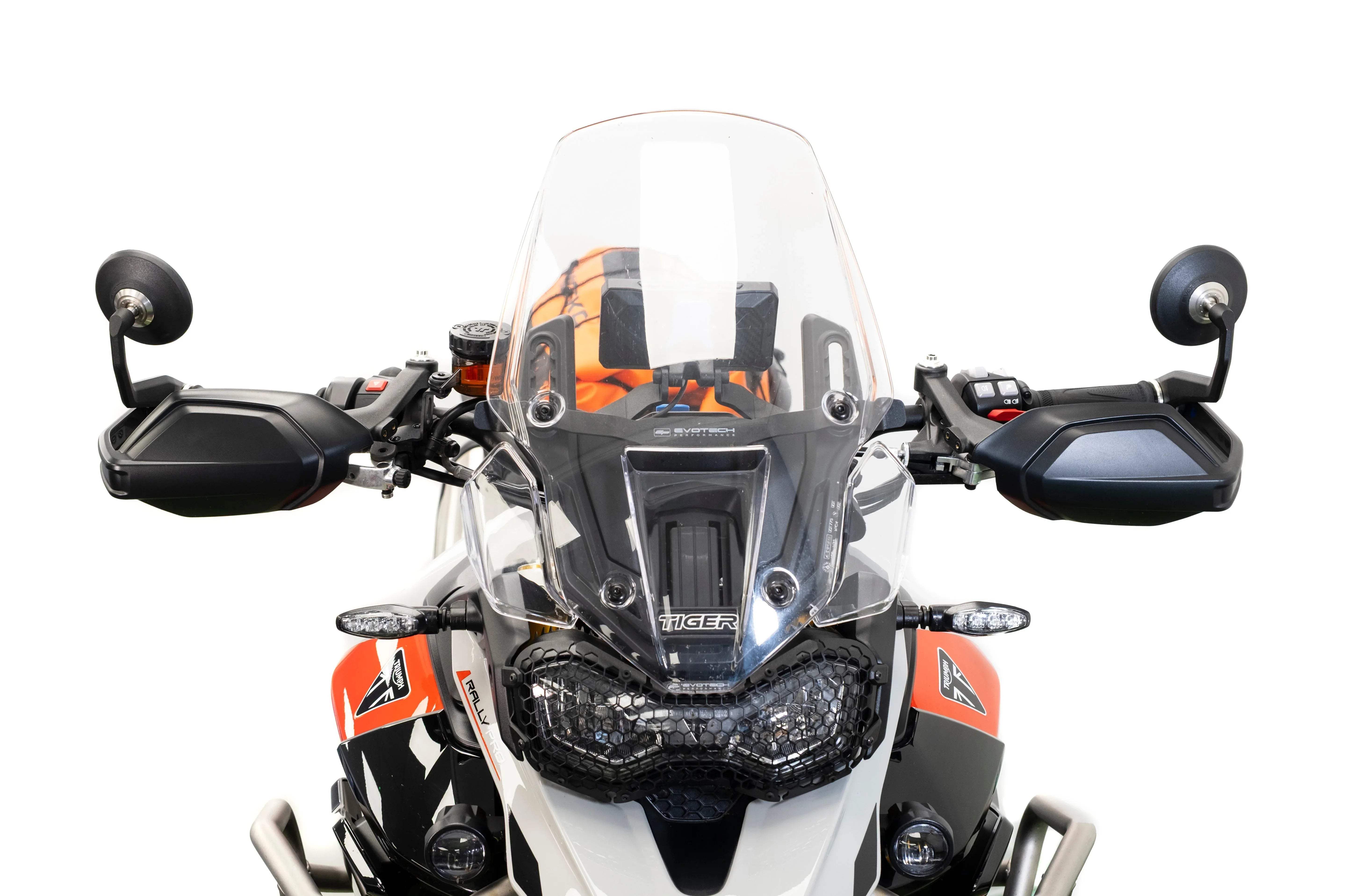 Evotech Handguard Bar End Mirrors (Retro) - Triumph Tiger 900 Rally Aragon Edition (2023) - Lenkerendspiegel | Evotech Performance