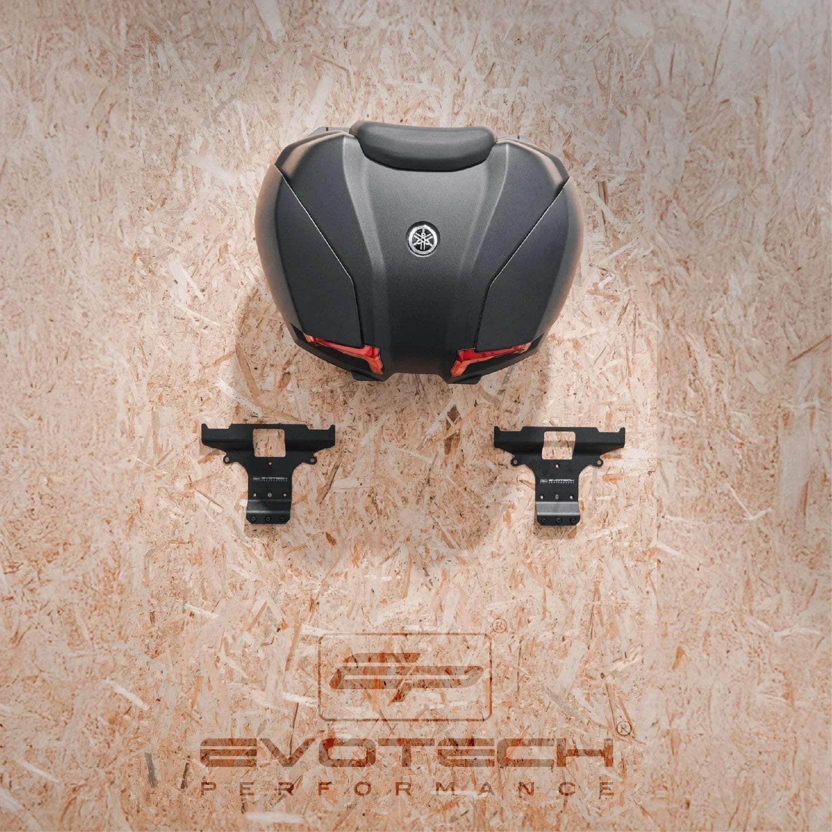 Evotech Top Box / Pannier Wall Mounting Brackets - Yamaha Tracer 9 GT+ (2025+) - Accessories | Evotech Performance