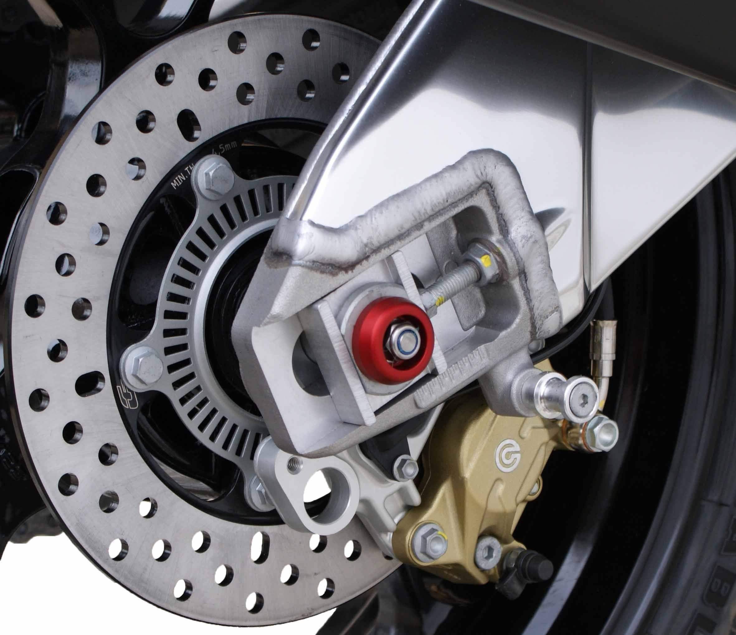 Evotech Rear Spindle Bobbins - Aprilia Tuono V4 Factory (2025+) - Spindle Bobbins | Evotech Performance