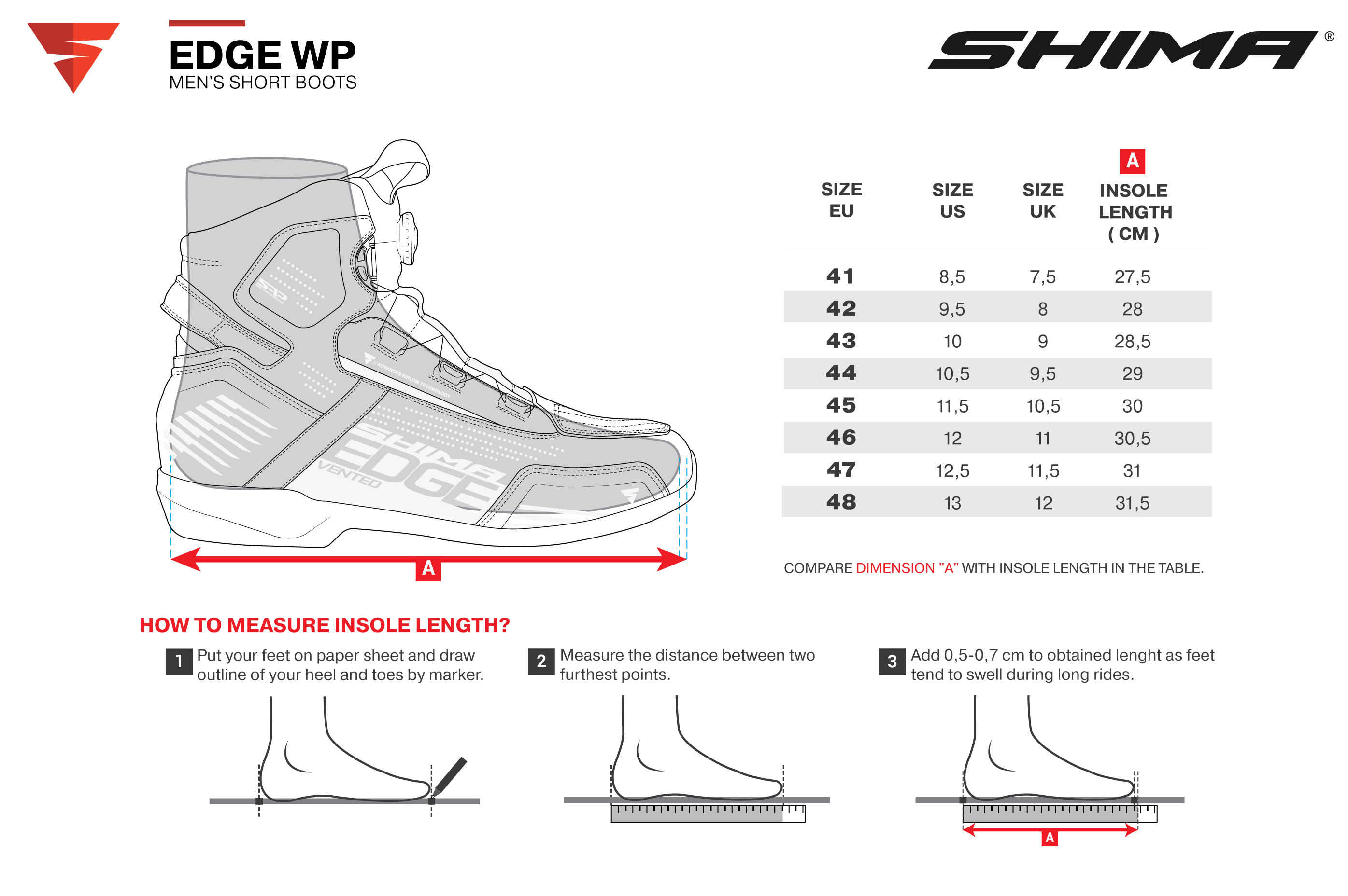 SHIMA Touring Schuhe EDGE WP