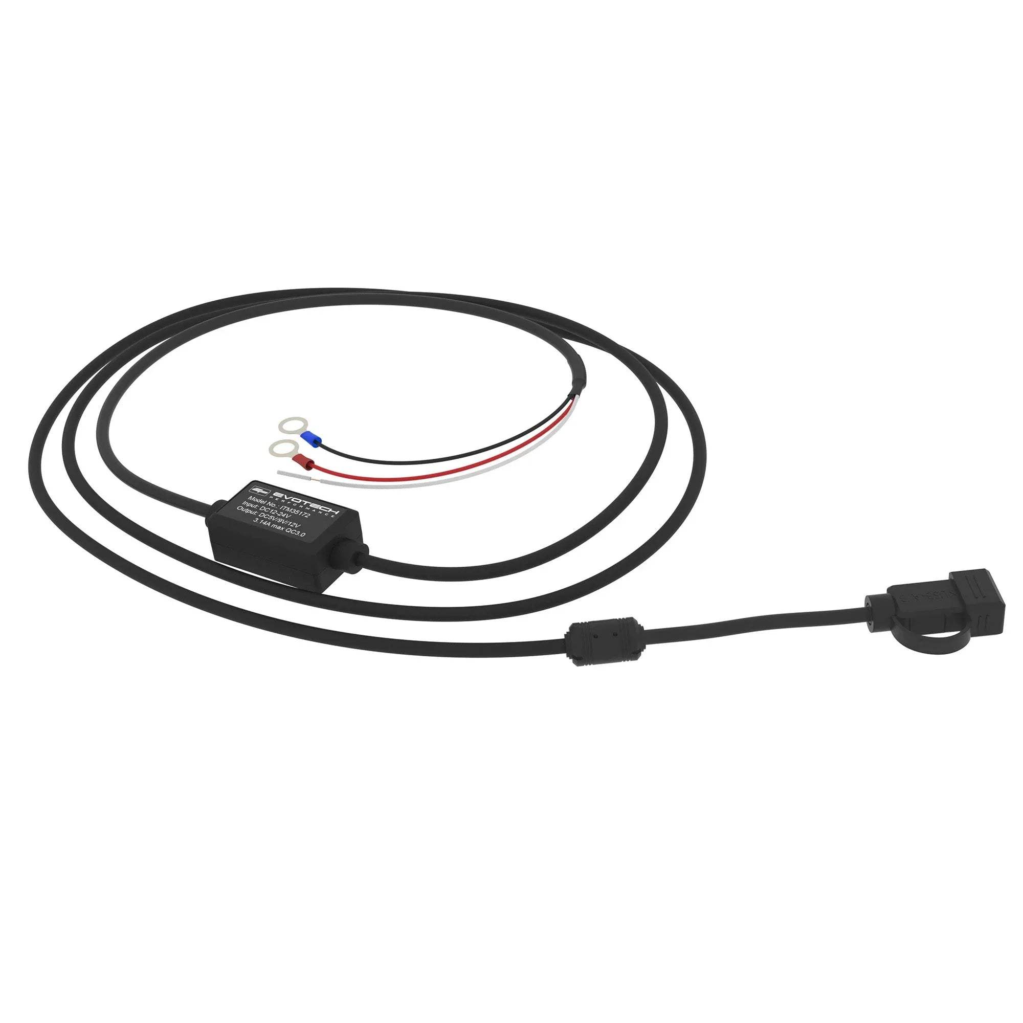 Evotech Motorcycle USB-A Charger - Suzuki GSX-8T (2025+) - Ladekabel USB-A | Evotech Performance