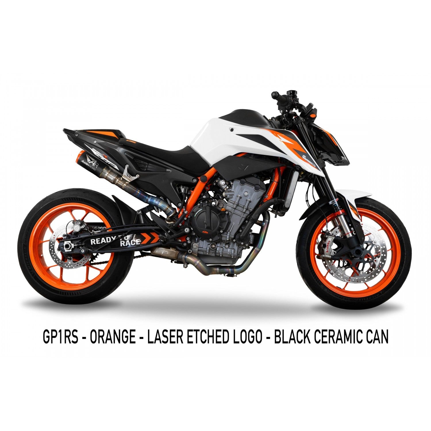 Austin Racing RS22 (GP1RS ESD) Slip-On KTM Duke 790/890 20-23 Doppelflutig