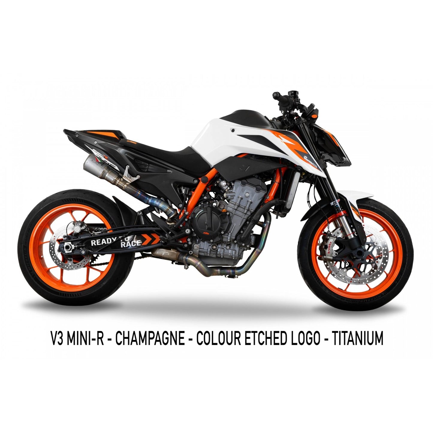 Austin Racing RS22 (V3 Mini-R ESD) Slip-On KTM Duke 790/890 20-23 Doppelflutig